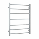 Straight Round Polished Budget Thermorail Ladder - 600X800X122mm 80Watt 7 Bar